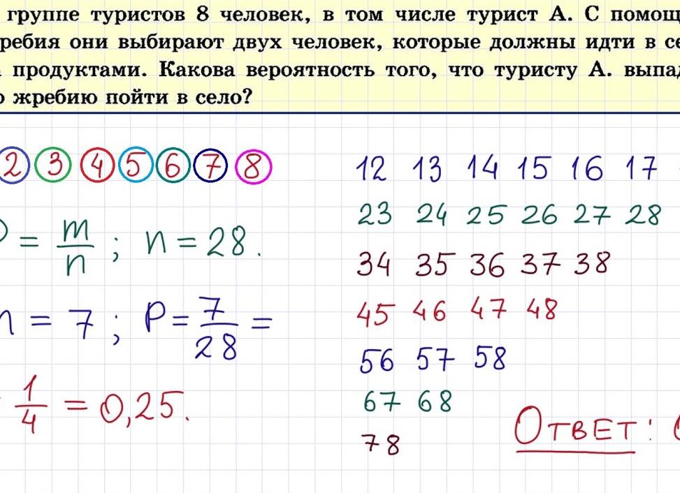 4 задание ЕГЭ профиль. Теория вероятности